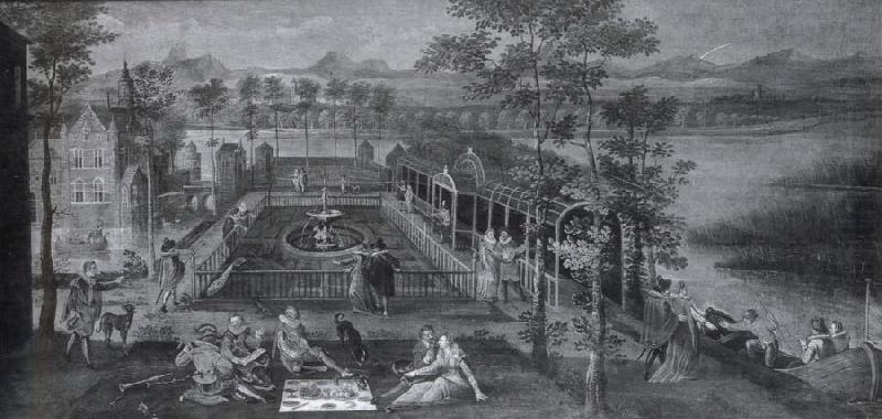 A jardin d-amour, unknow artist
